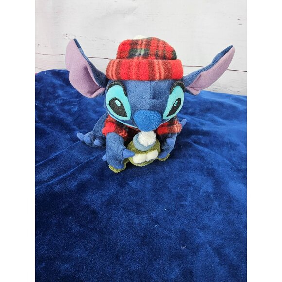 The Disney Store Stitch‎ With Frog Stuffed Plush Animal Toy - Picture 2 of 10